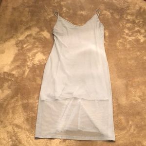 Forever21 sheath dress with shear overlay